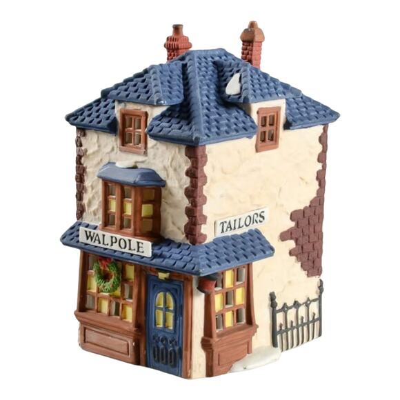 NEW Dept 56 Dickens Snow Village WALPOLE TAILORS Lighted Shop Christmas Building - Picture 8 of 14